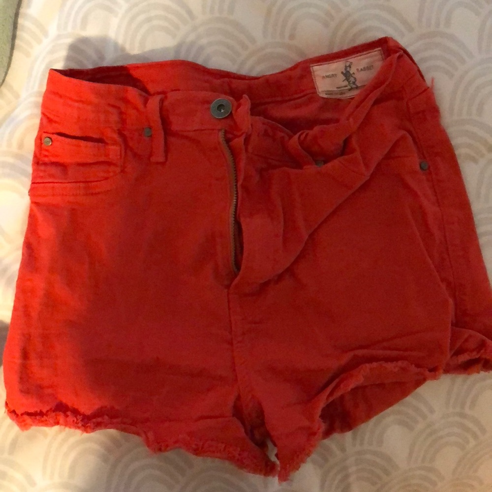 High waisted shorts